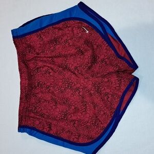 Women's Nike Running Shorts. Red and Blue. Dri Fit. Size S.